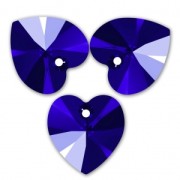 Corazón Swarovski 6228 18x17.5 mm Azul Majestuoso x1
