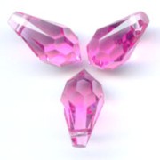 Swarovski 6000 gotas 11x5.5 mm Rosa x8