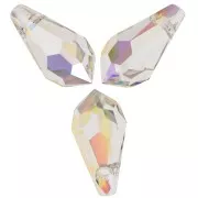 Swarovski 6000 15x7,5 mm Cristal AB gota x2