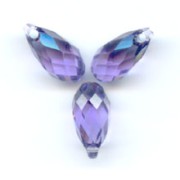 Swarovski 6010 11x5.5 mm Tanzanita gotas x4