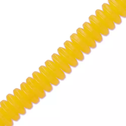 Cuentas arandalas resina Heishi 6x2 mm Girasol x180