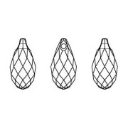 Swarovski 6010 13x6.5 mm Cristal Golden Shadow gota x1