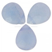 Cuentas Peras facetadas en jade teñido 17x13 mm 17x13 mm Gris x4|raw }}