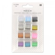 Assortiment de bobines de fil Acier inox Made By Me 0.38 mm x12