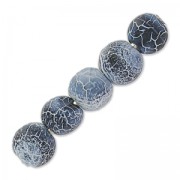 Cuentas Cracked Ágata 4 mm Blue Jean x20|raw }}