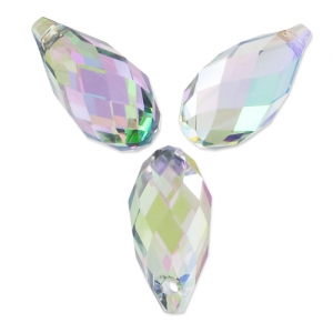Swarovski 6010 11x5.5 mm Cristal Paradise Shine gotas x4