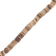 perlas Heishi Coco 4 mm Marrón x58 cm|raw }}