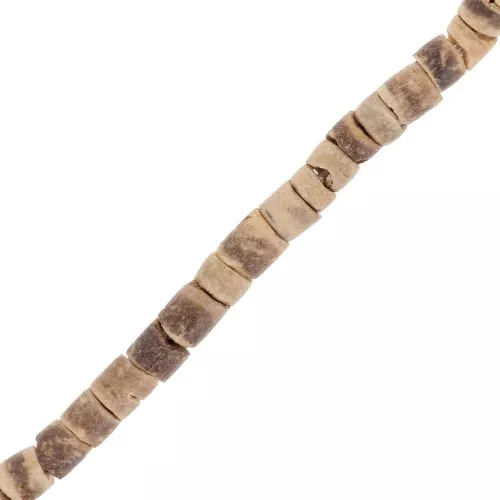 perlas Heishi Coco 4 mm Marrón x58 cm
