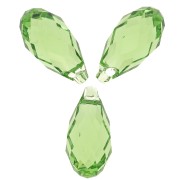 Swarovski 6010 gotas 11x5,5 mm - Reinvented Peridot x4