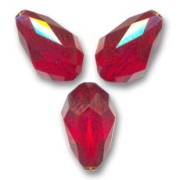 Swarovski peras 5500 9x6 mm Siam x4|raw }}