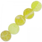 Cuentas Cracked Ágata 8 mm Jonquil x10|raw }}