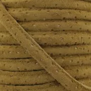 Cordón de cuero con puntadas 4 mm