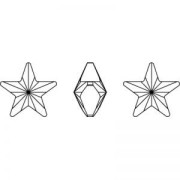 Cabujón Swarovski 4745 10 mm Cristal AB x1