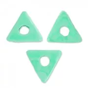 Triangulos en cerámica 7 mm Mint mat x10
