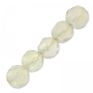 Cuentas Redondas facetadas de ágata teñida 4 mm Black Diamond x2