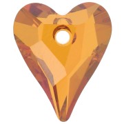 Corazón Swarovski Wild 6240 12 mm Cristal Cobre x1