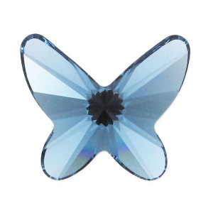 Mariposa Swarovski 2854 8 mm Azul Denim x1