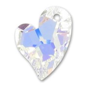 Corazón Swarovski Asymetrical 6261 27 mm Cristal AB x1|raw }}