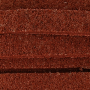 Cordón de gamuza 5x2.20 mm Rojo x 2m