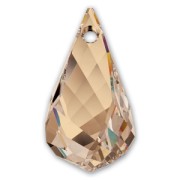 Helix Drop Swarovski 6020 18 mm Cristal Golden Shadow x1|raw }}