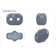 MiniDuo 2x4 mm Blue Turquesa x10g