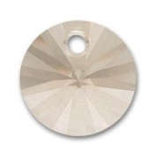 Swarovski 6428 6 mm Cristal Sombra Plata Colgante x1