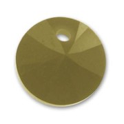 Colgante Swarovski 6428 6 mm Cristal Metálico Oro Claro 2x x1