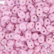 MiniDuo 2x4 mm Opaque Light Rose Ceramic Look x10g