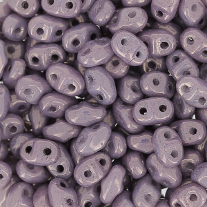 MiniDuo 2x4 mm Luster Metallic Amethyst Chalk x10g