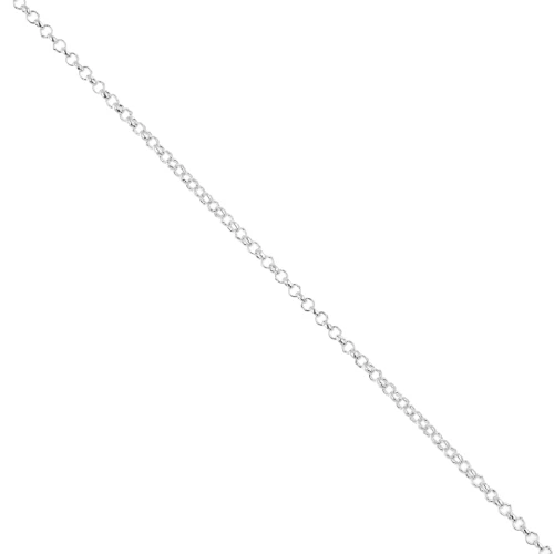 Cadena malla jaseron 1.9 mm plateado HQ x 1m
