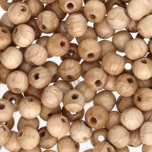 Redondas de madera 6 mm Natural x125