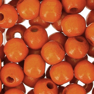 Redondas de madera 6 mm Naranja x125