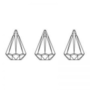 Colgantes prismáticos Swarovski 6022 14 mm Cristal AB x1