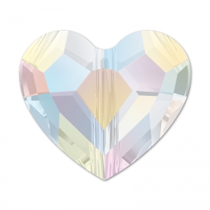 Love Bead Swarovski 5741 8 mm Cristal AB x1