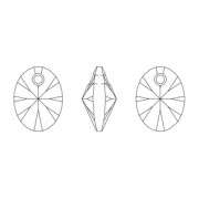 Mni ovalado Colgante Swarovski 6028 10 mm Cristal x1