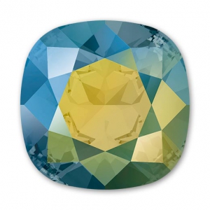 Cabujón Swarovski 4470 10 mm Cristal Verde Iridiscente x1