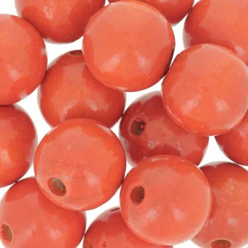Redondas de madera 15 mm Naranja x15