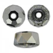 Arandelas PureCrystal 5045 6 mm Crystal Silver Night x6