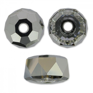 Aros PureCrystal 5045 de 6 mm - Crystal Silver Night (6 unidades)