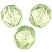 Facetadas 8 mm Peridot x20