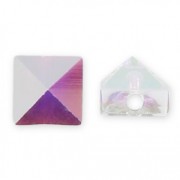 Cuenta Cuadrada Swarovski 5061 5.5 mm Cristal AB x1