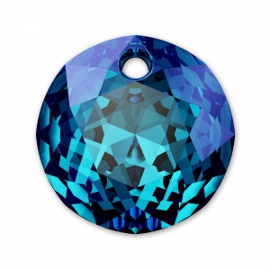 Colgante Swarovski 6430 8 mm Cristal Azul Bermuda x1