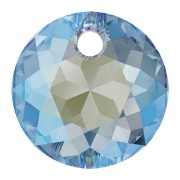 Swarovski 6430 8 mm Aguamarina Shimmer Colgante x1