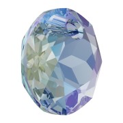 Swarovski 6430 8 mm Aguamarina Shimmer Colgante x1