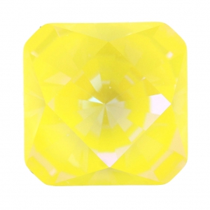 Cabochon Carré Swarovski 4499 6 mm Cristal Sunshine DeLite x1