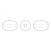 Swarovski Grain de riz Perlas - 5824 4 mm Saúco Perla x20