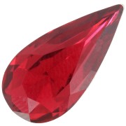 Cabujón Swarovski 4322 Teardrop Fancy Stone 14x7 mm - Escarlata x1|raw }}