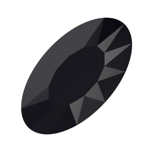 Cabochon Swarovski 4162 14x7.5 mm Azabache x1