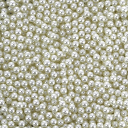 Cuentas redondas sin agujero - mini bolas Swarovski - 5809 1.5 mm Cream Pearl x50