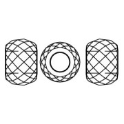 XXL Briolette Swarovski 5043 - perla redonda 11 mm Aguamarina Brillo 2X x1